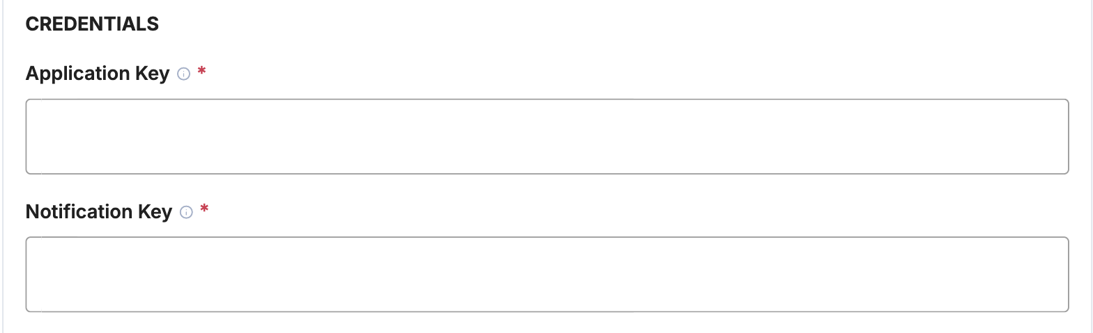 A screenshot showing the Noon Payments credential fields.