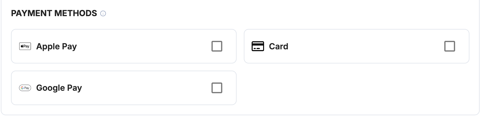 A screenshot showing the Noon Payments payment method selection.