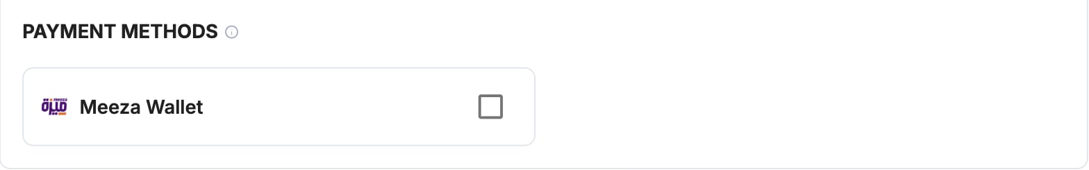 A screenshot showing the Paymob payment method selection.