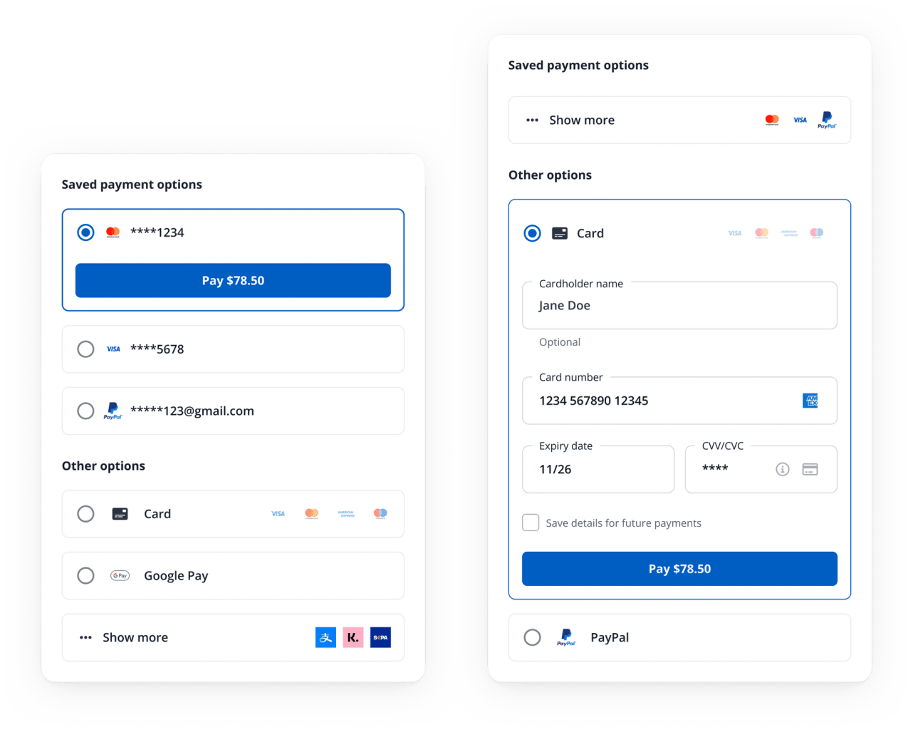 Drop-in small GUI