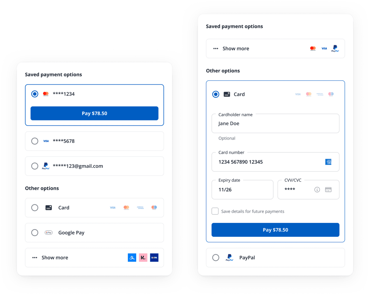 Drop-in small GUI