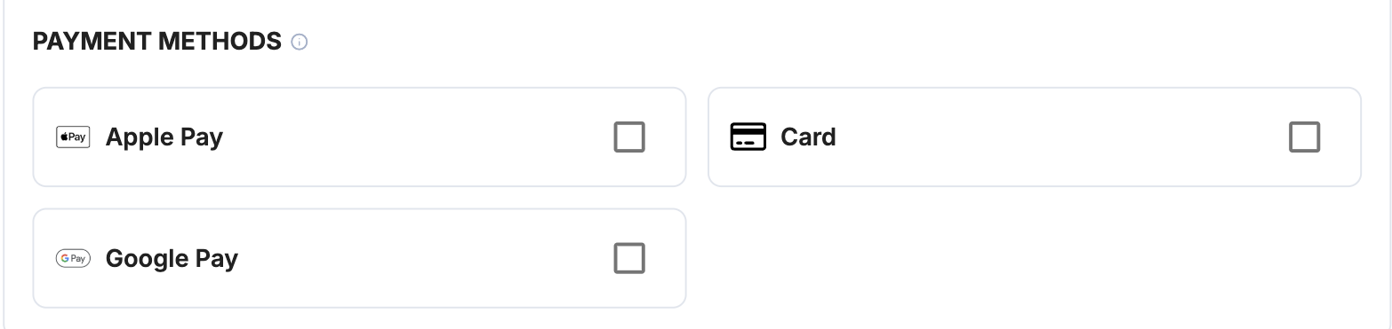 A screenshot showing the Network International payment method selection.
