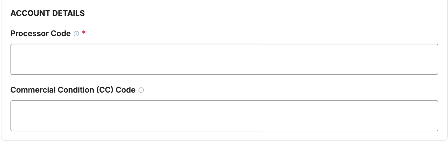 A screenshot showing the MODO account details fields.