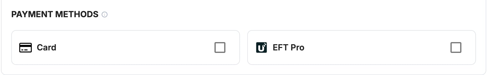 A screenshot showing the PayU payment method selection.