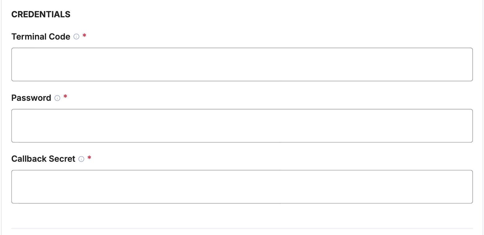 A screenshot showing the Unlimit credential fields.