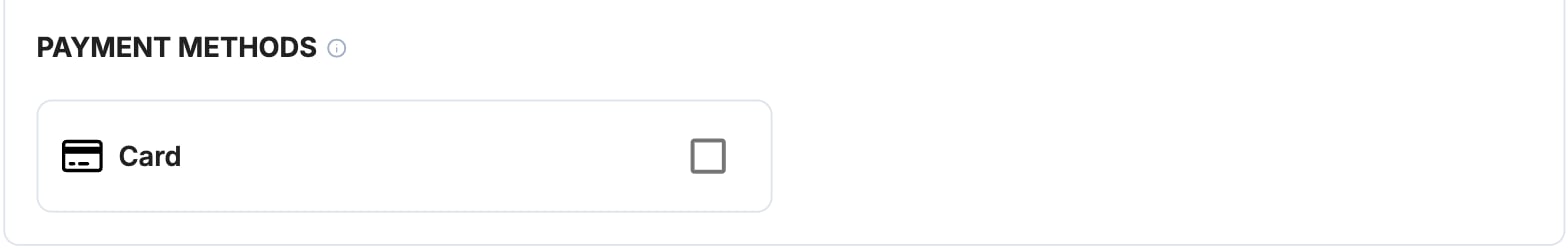 A screenshot showing the Garanti BBVA payment method selection.