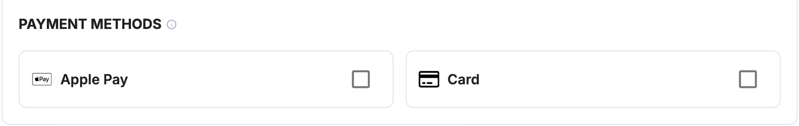 A screenshot showing the HyperPay payment method selection.