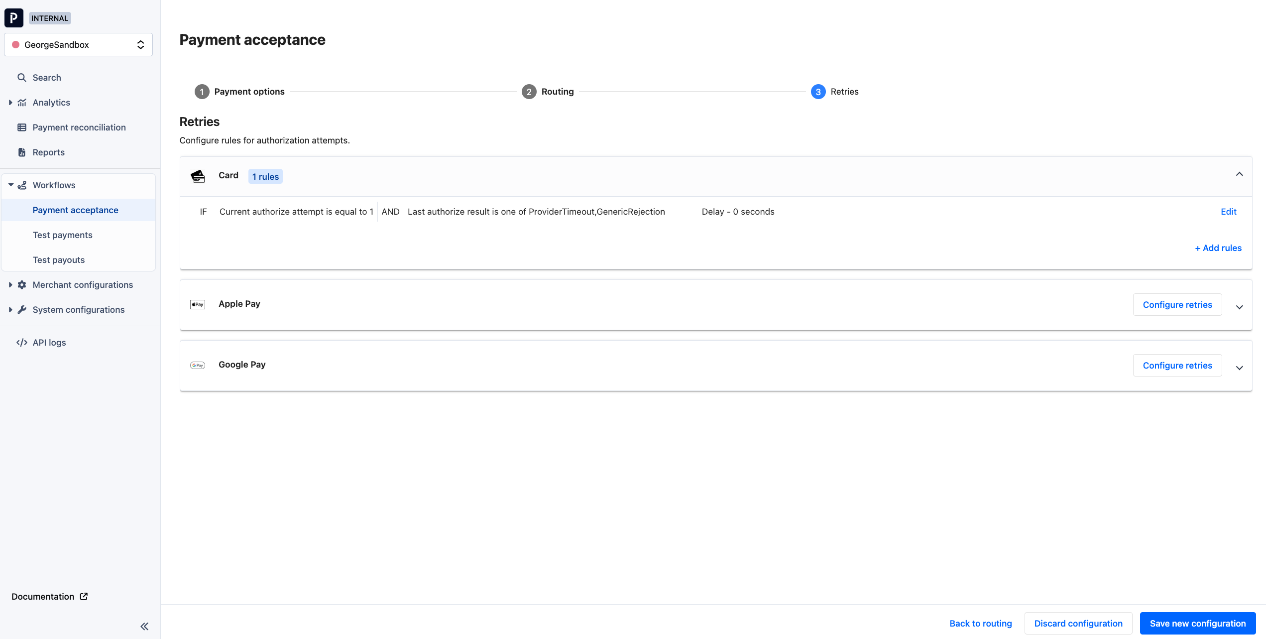 Retries configuration overview
