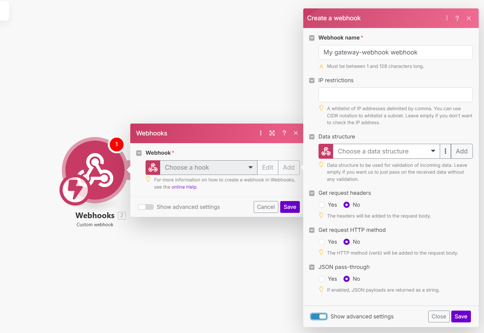 Make.com - Configure Webhook URL