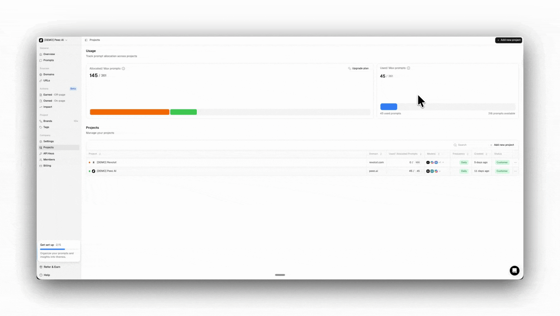 Pausing And Resuming A Project