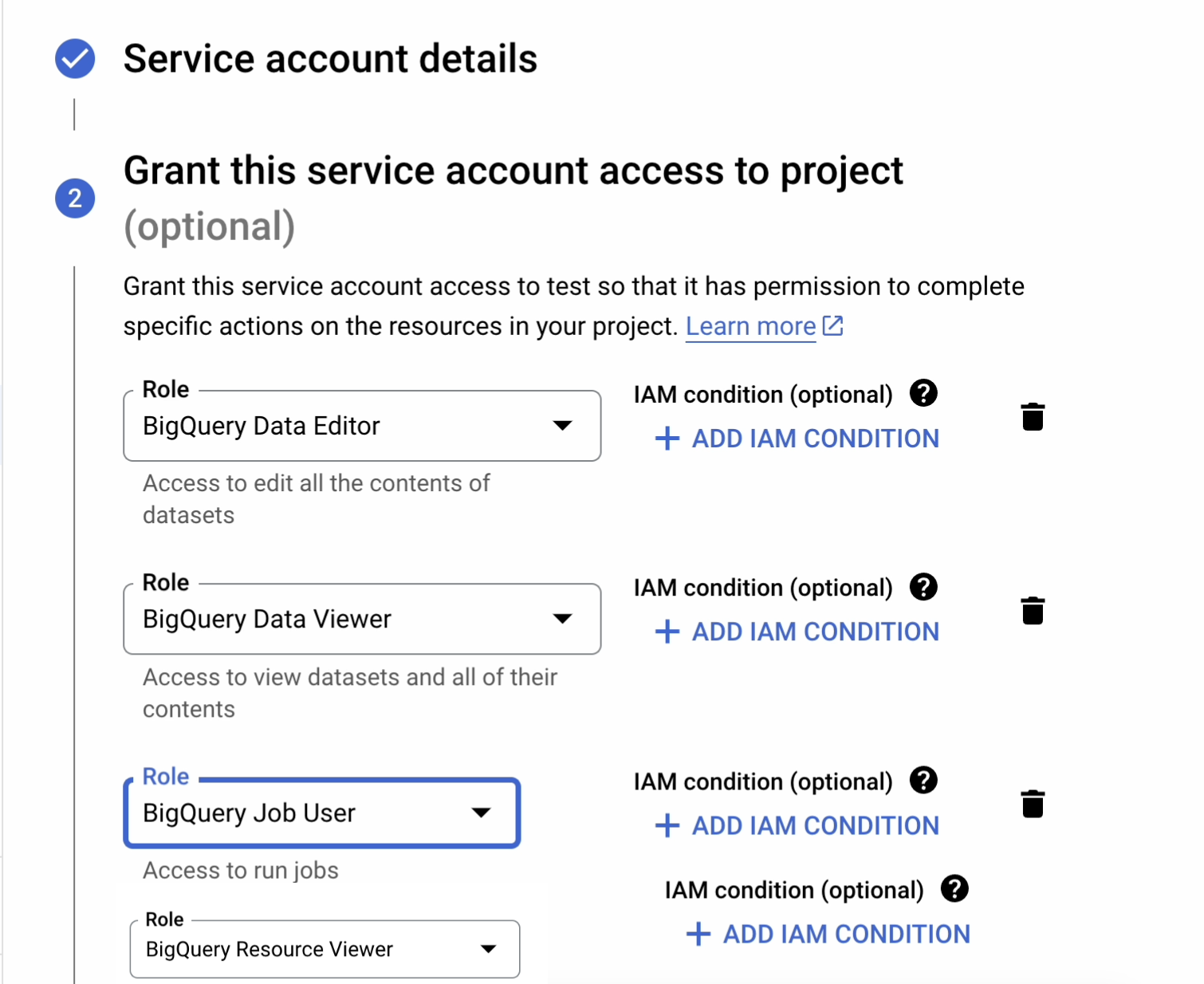 BigQuery Setup Guide - PeerDB Docs: Setup your ETL in minutes with SQL.