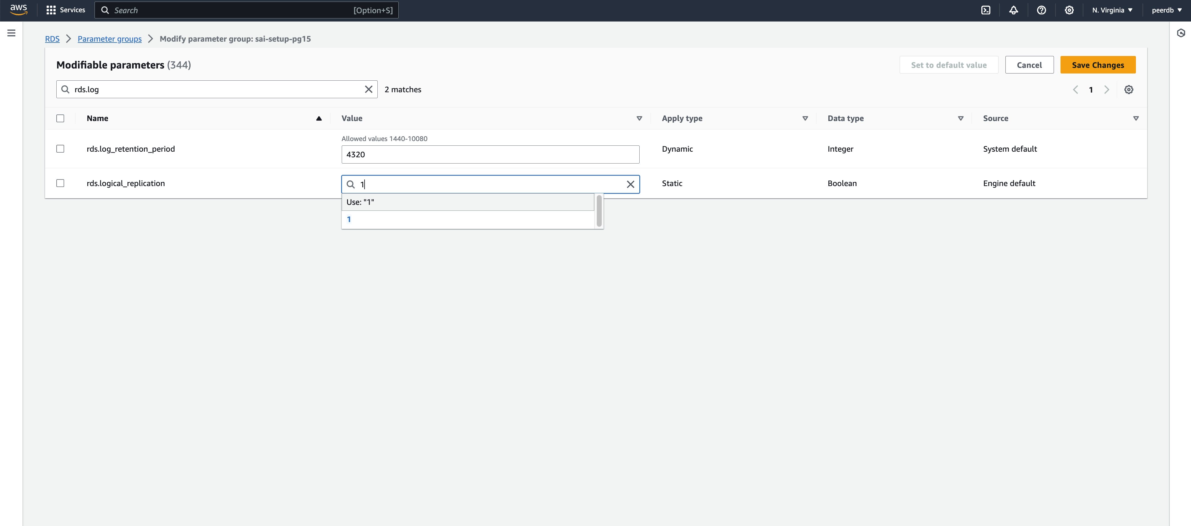 RDS Postgres Source Setup Guide - PeerDB Docs: Setup your ETL in ...