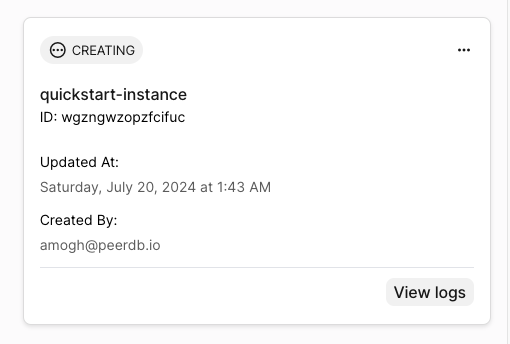 instance