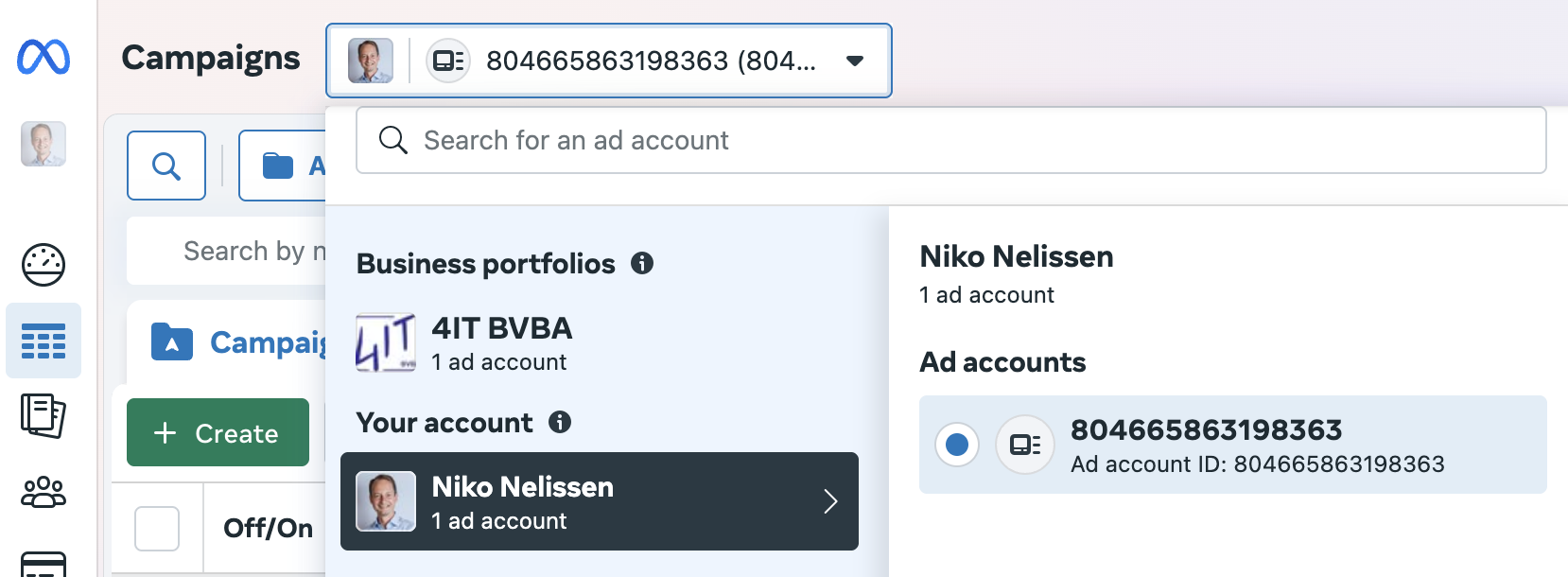 Meta Ad Account ID