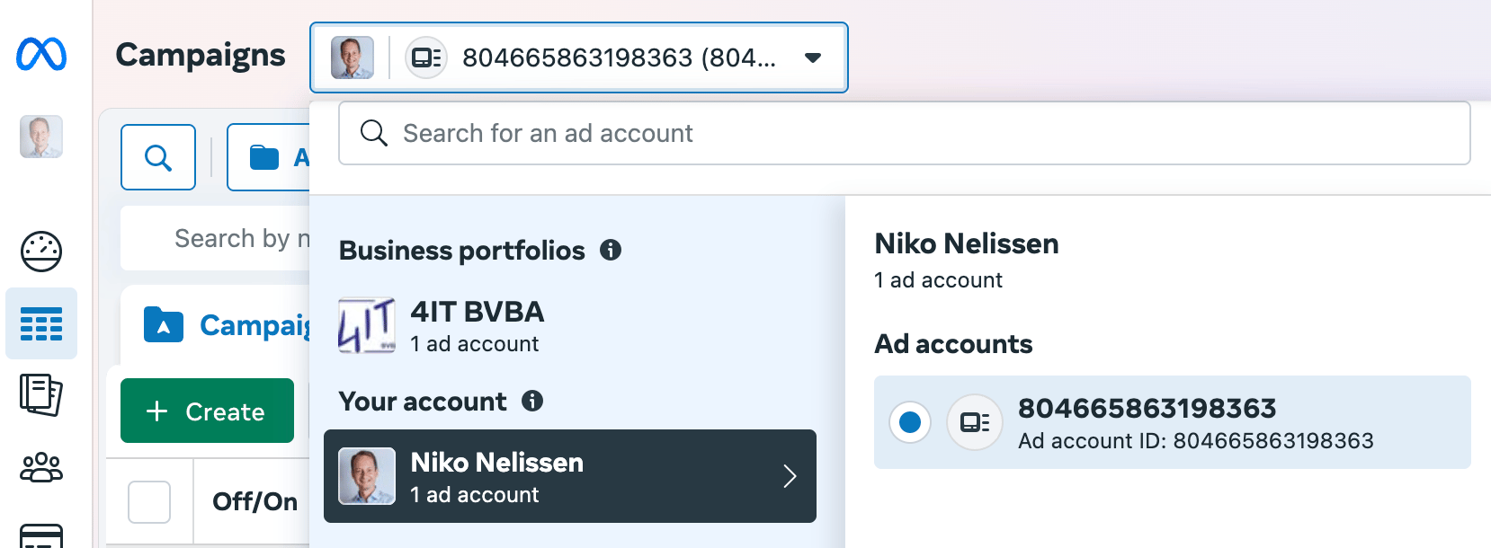 Meta Ad Account ID