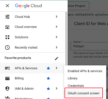 Google Cloud OAuth Consent Screen