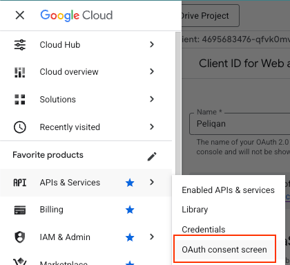 Google Cloud OAuth Consent Screen