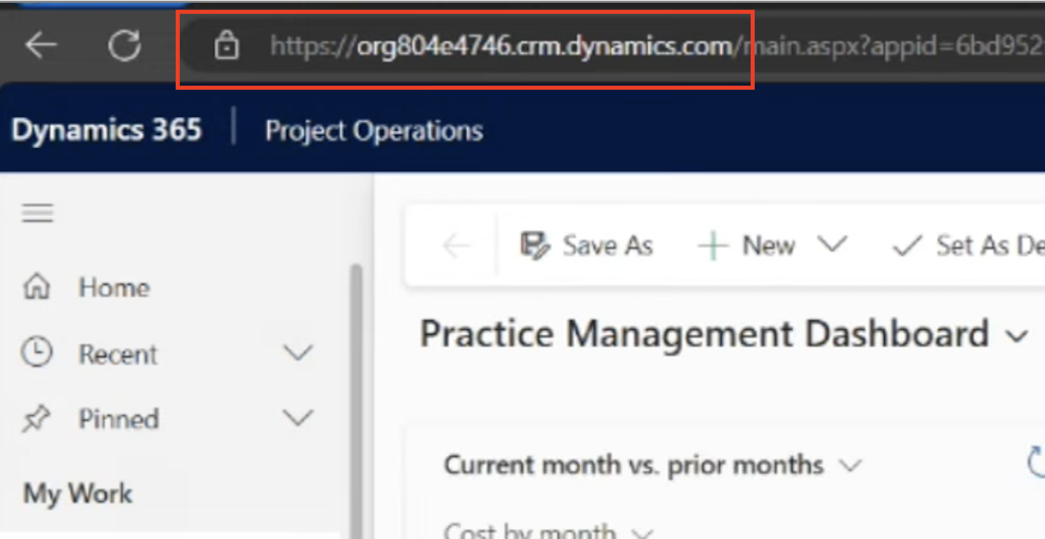 Dynamics F&O connection configuration