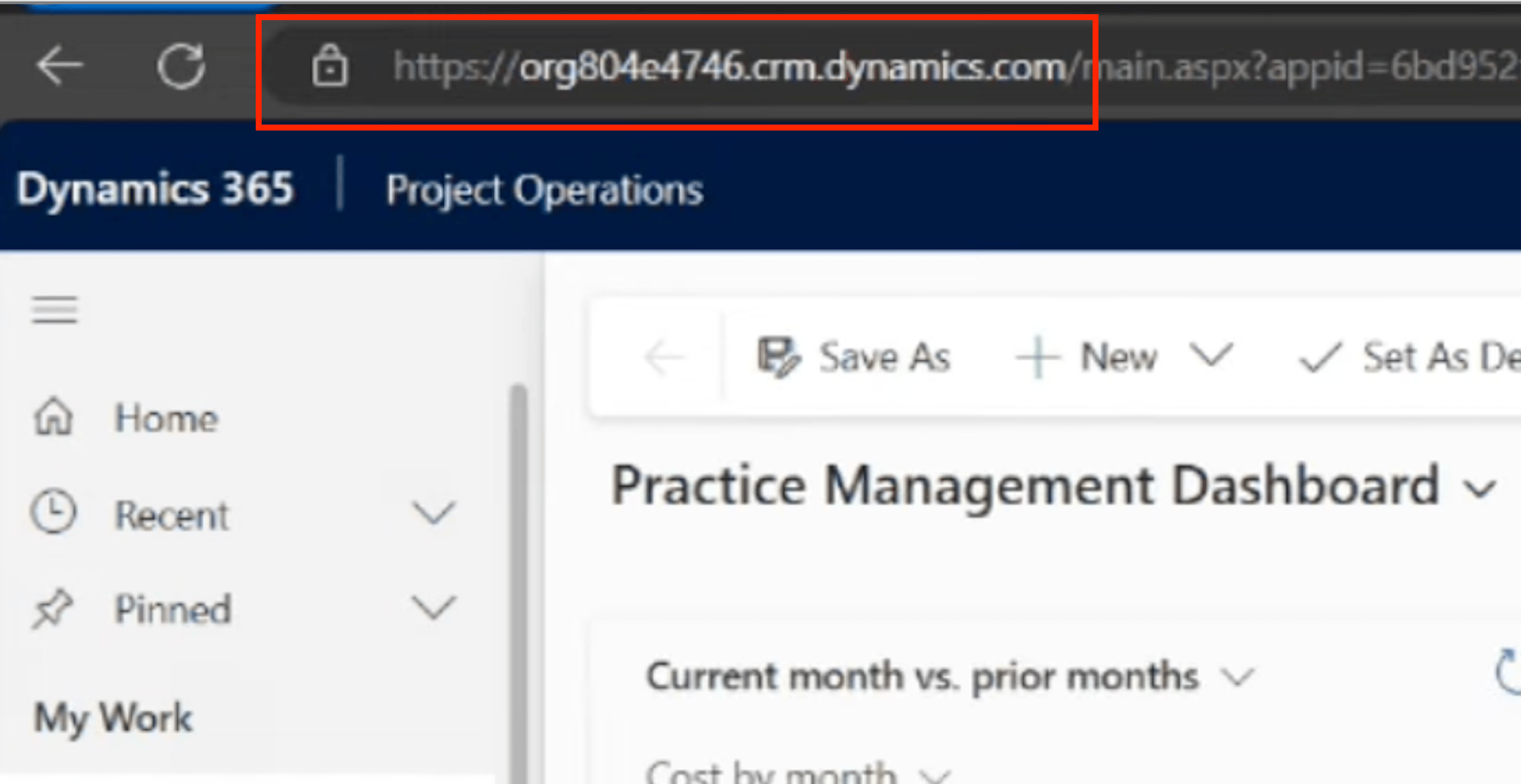 Dynamics F&O connection configuration