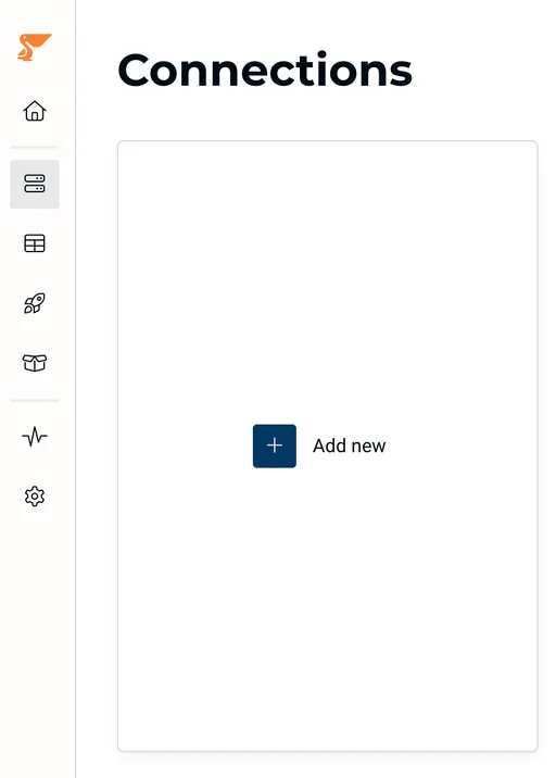 Shopify connector in Peliqan connection list