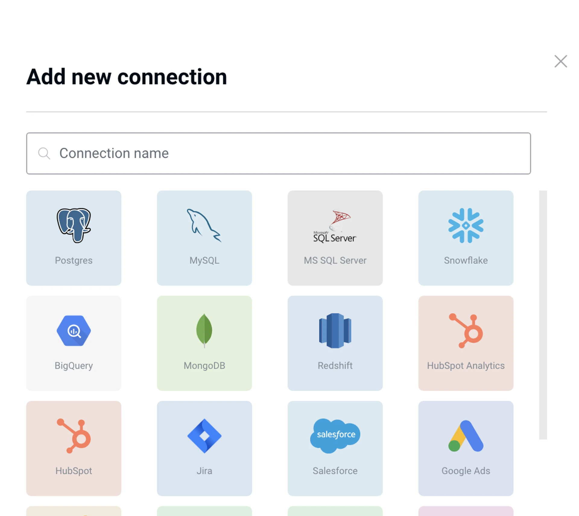 Add New Connection