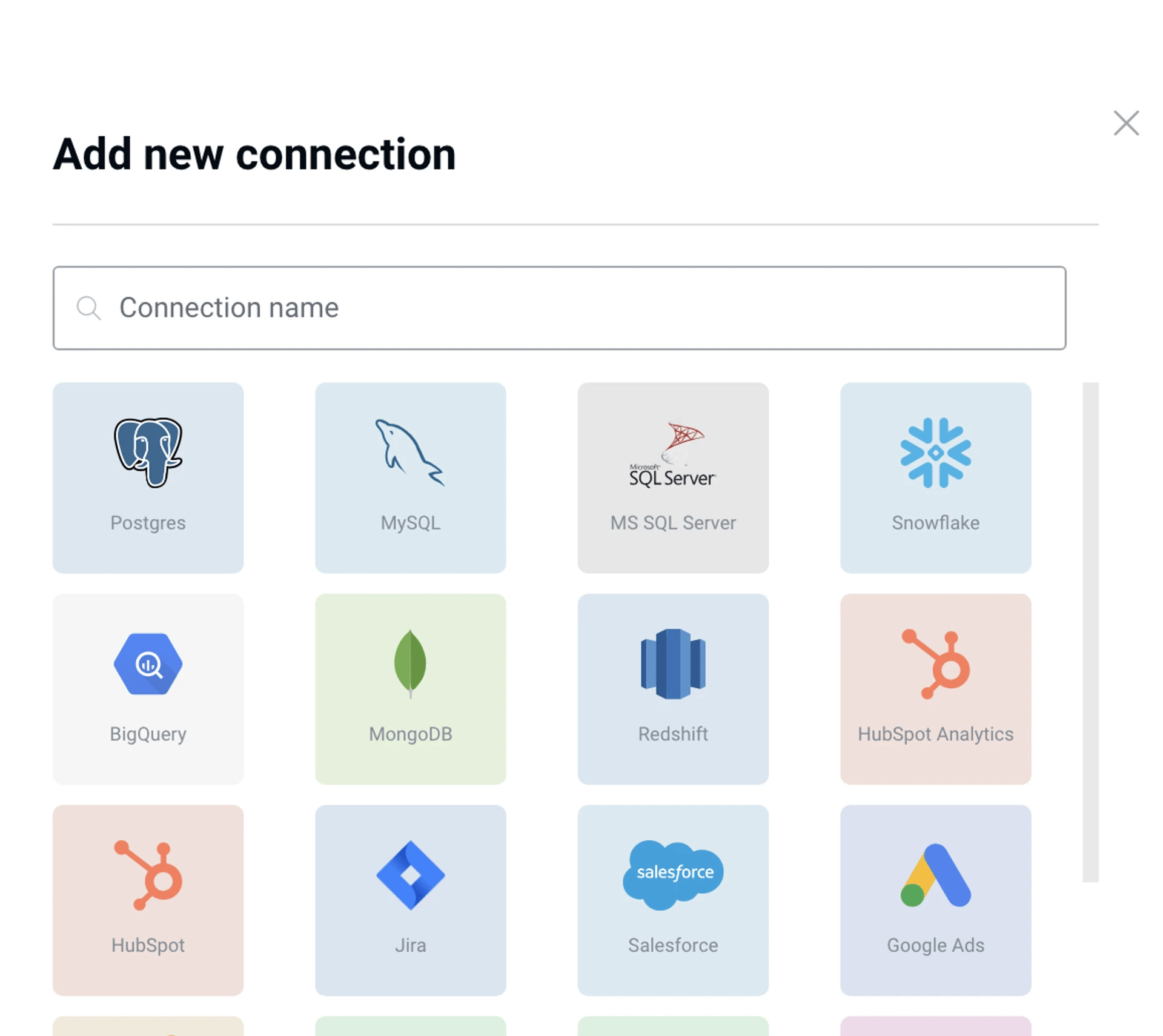 Add New Connection
