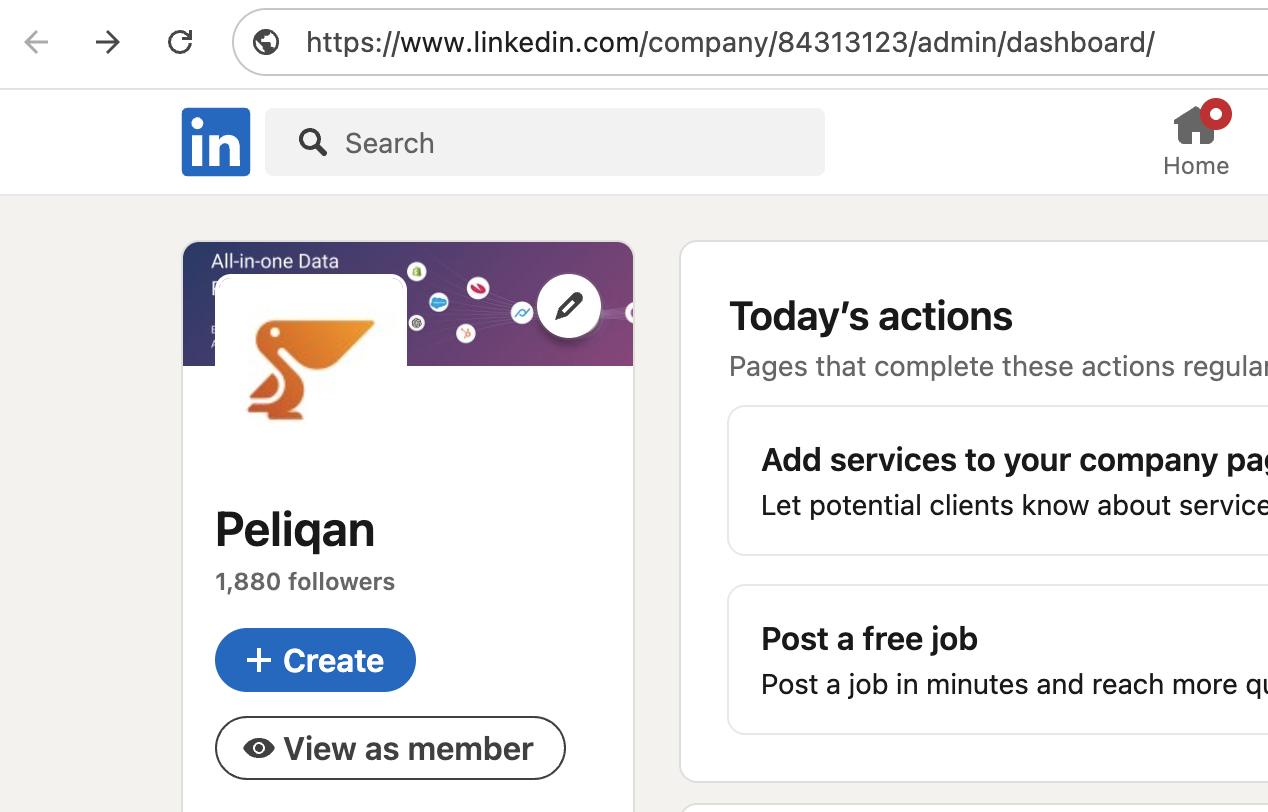 LinkedIn Organization ID in URL