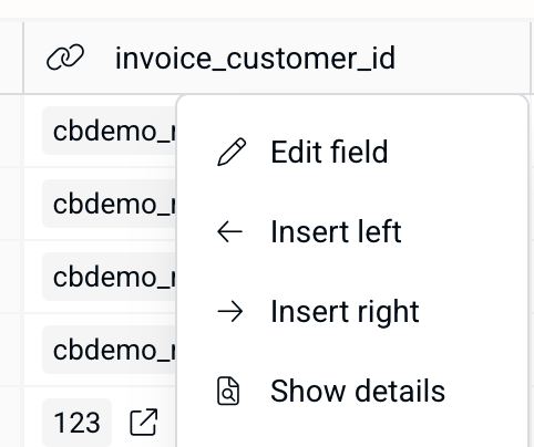 Add column description