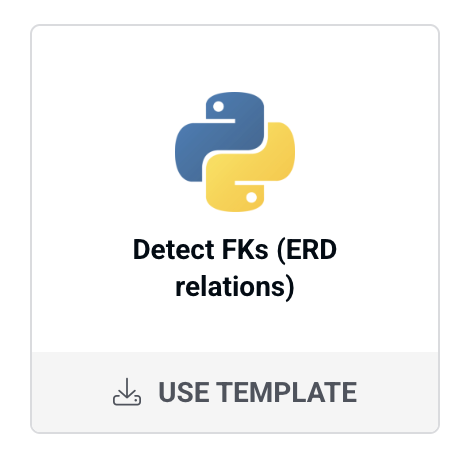 Detect FKs template app