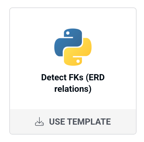 Detect FKs template app
