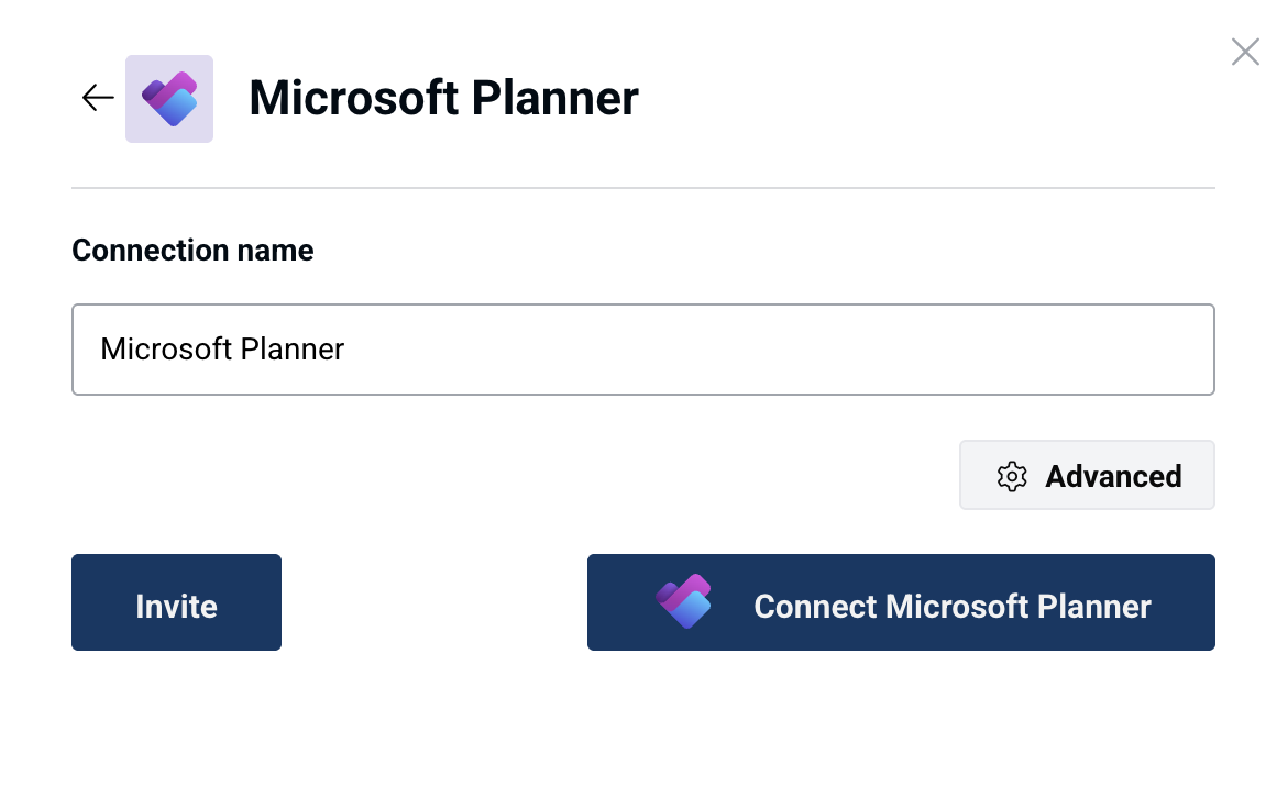 Microsoft Planner connection in Peliqan