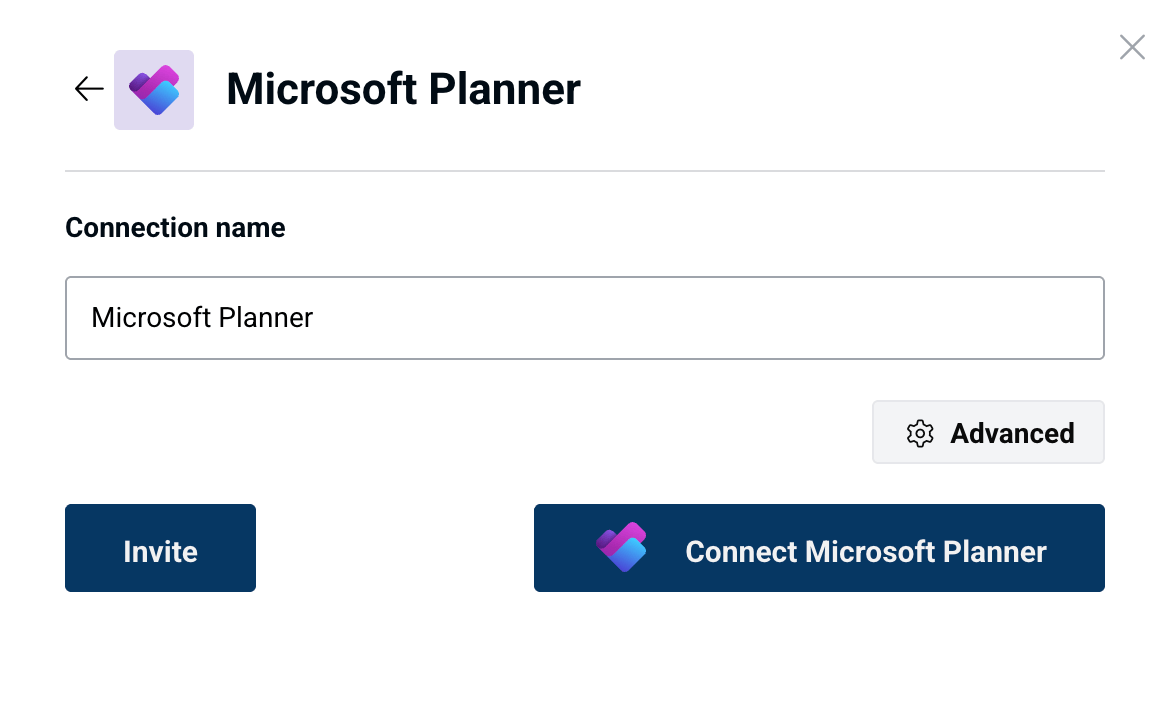 Microsoft Planner connection in Peliqan