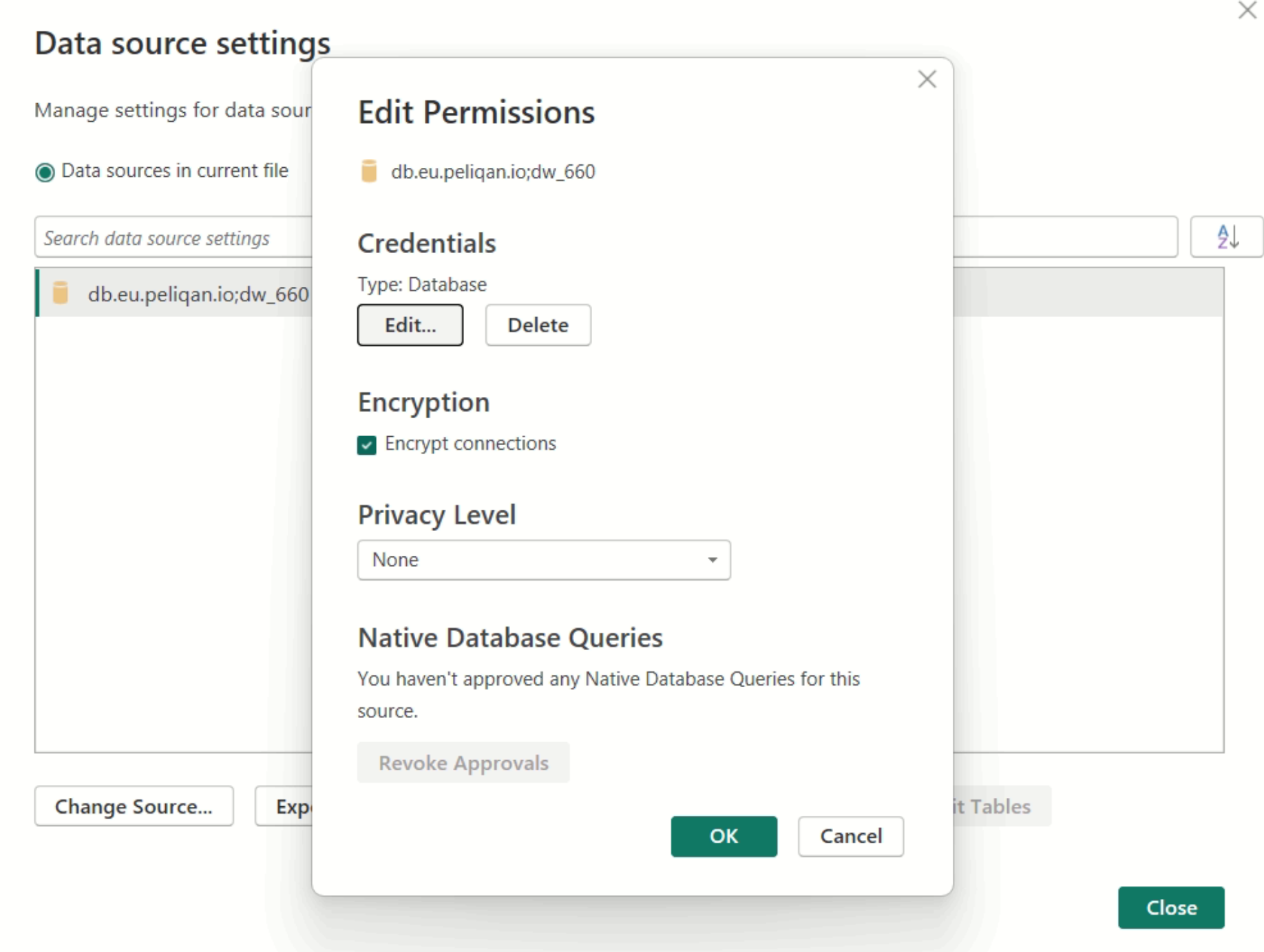 Power BI encrypt connection.png