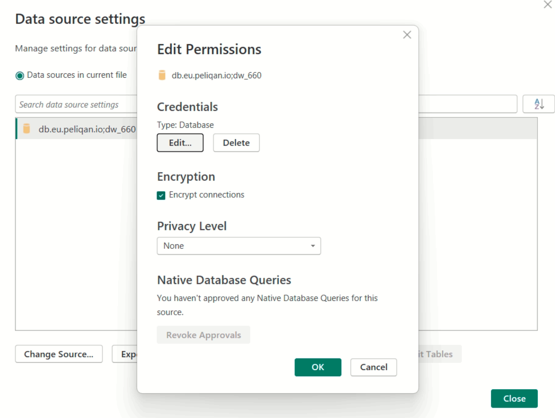 Power BI encrypt connection.png