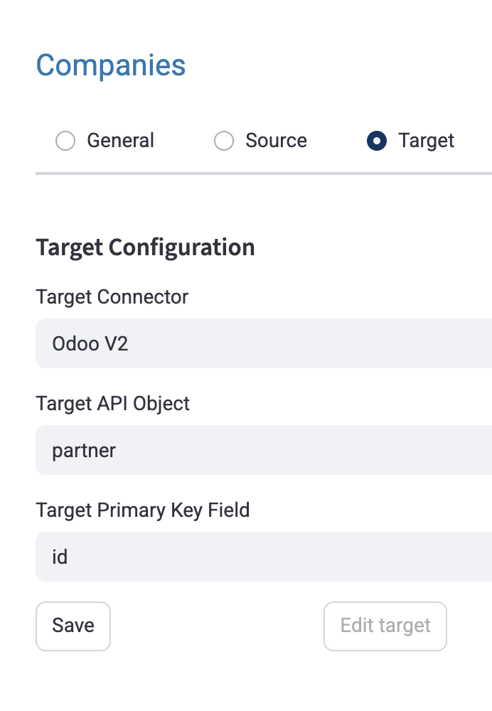 Target tab