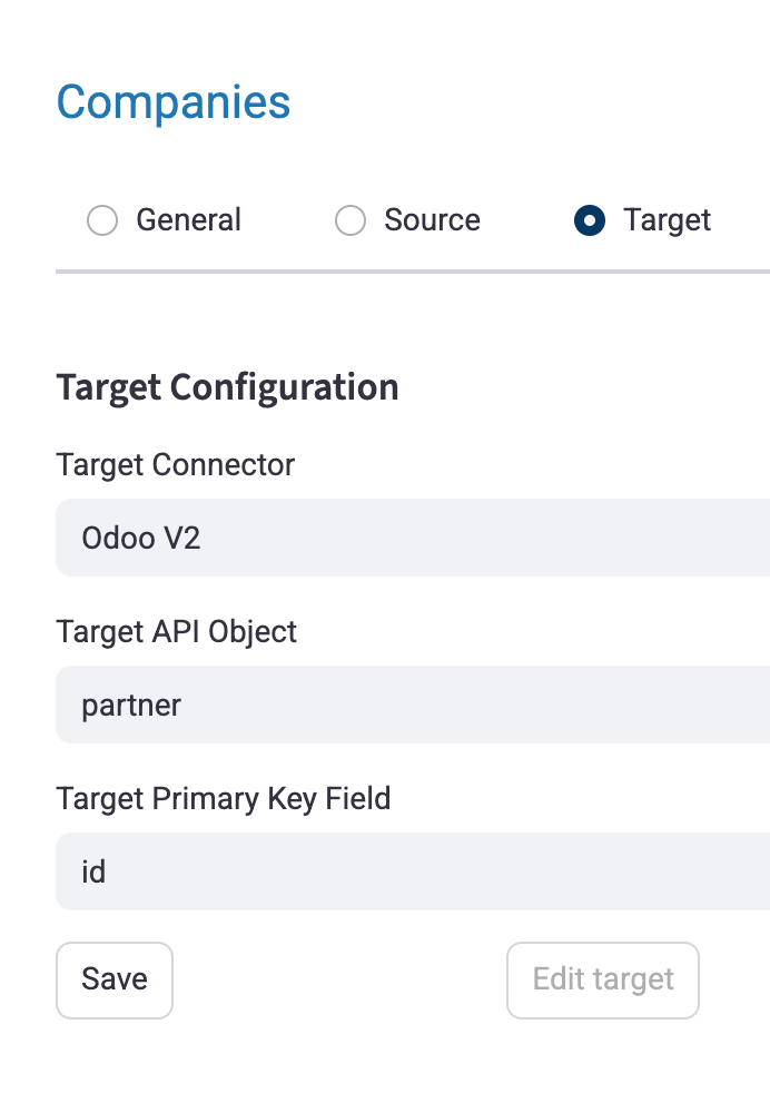 Target tab
