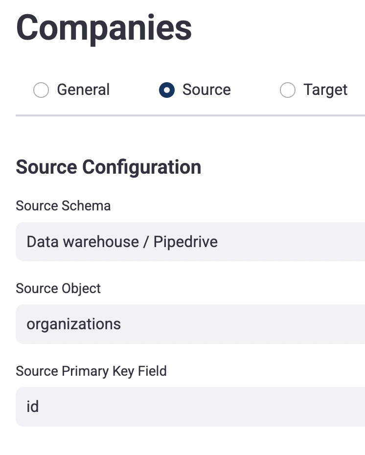 Source tab