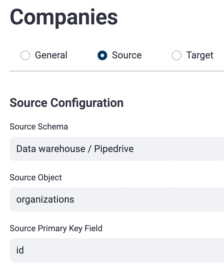 Source tab