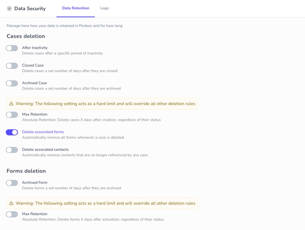 Data Security - Penbox Documentation