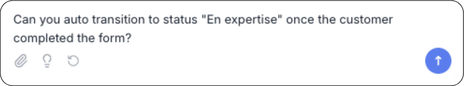 Case Template prompt example