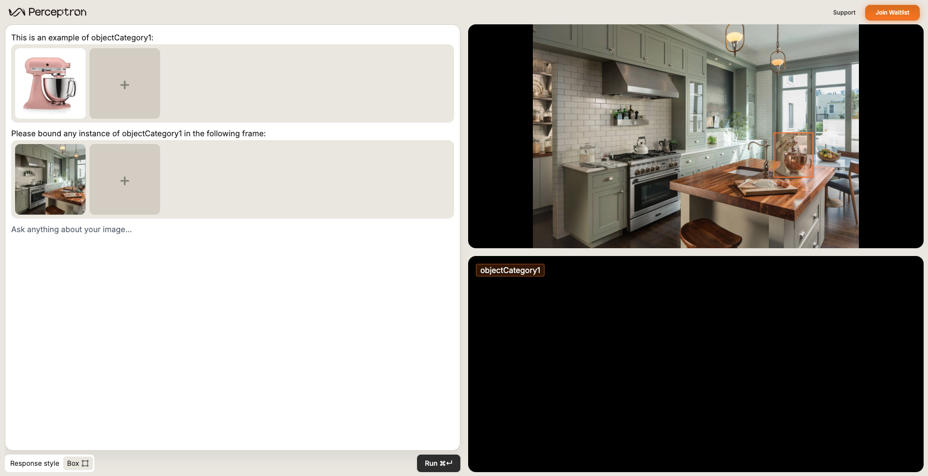 In-context learning screenshot