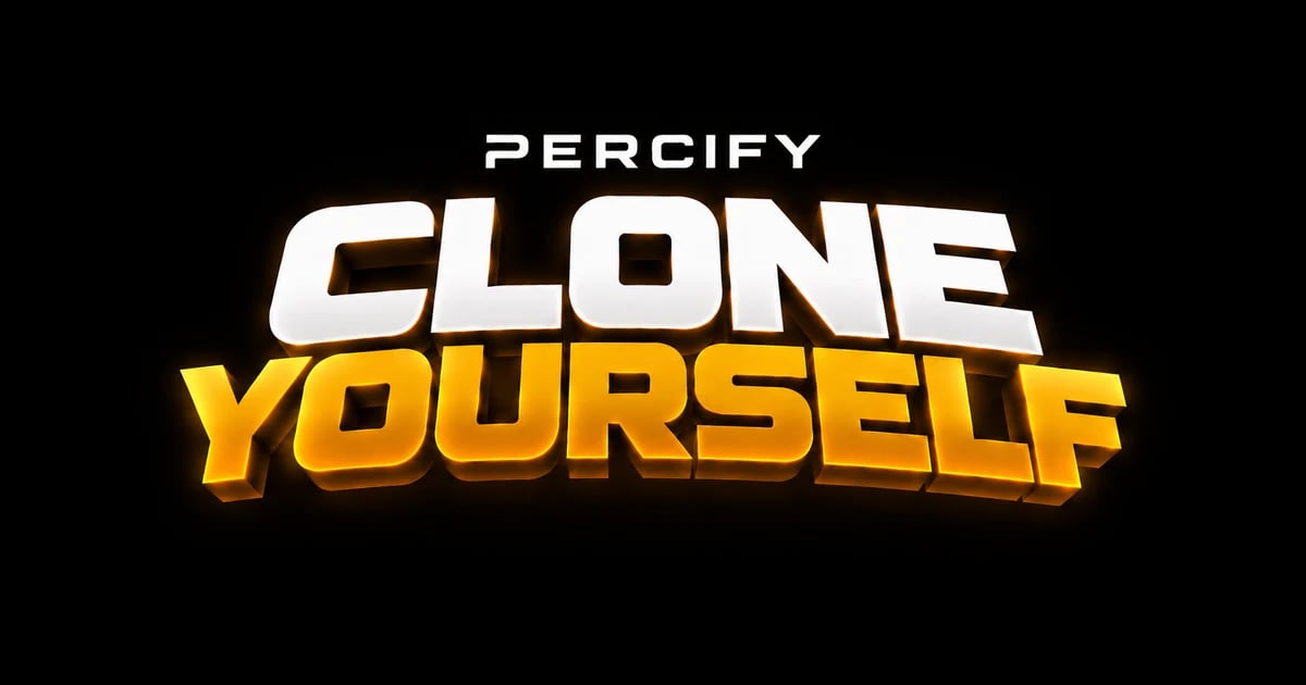 Percify Clone Yourself title card