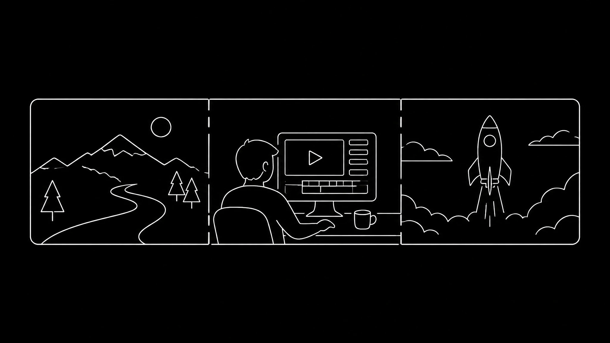Line illustration of Percify Realtime Video