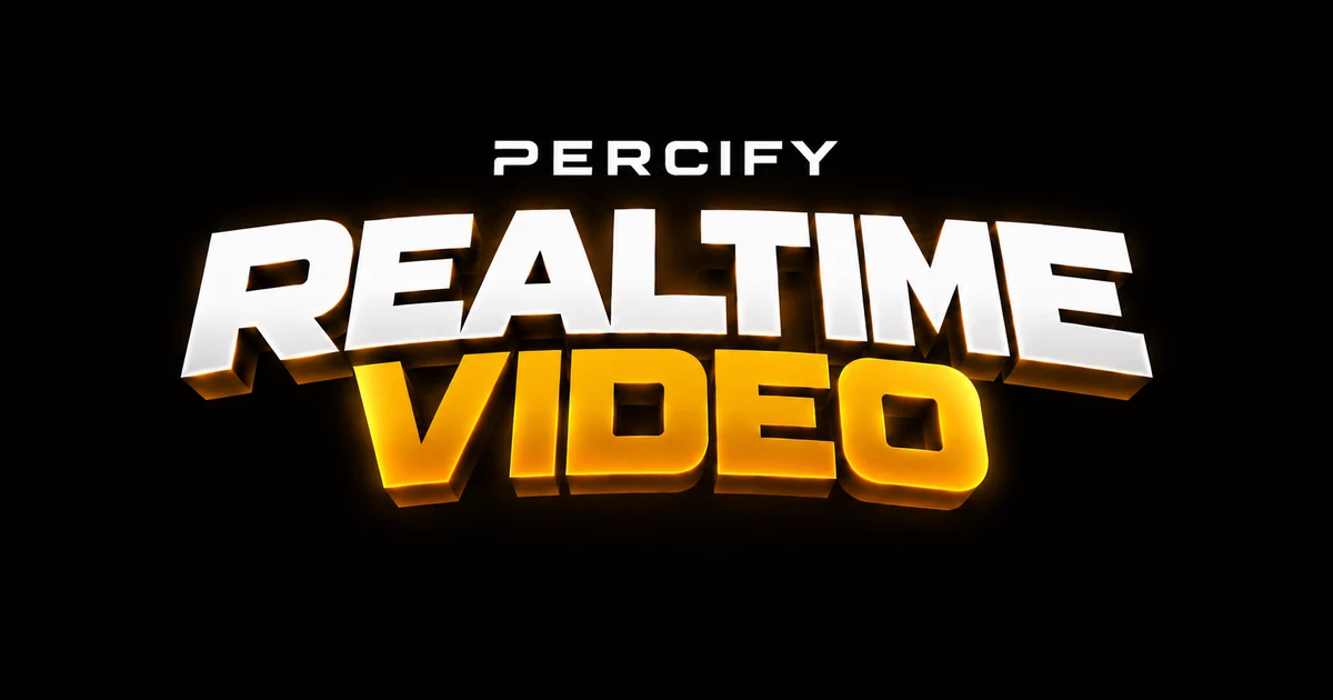 Percify Realtime Video title card