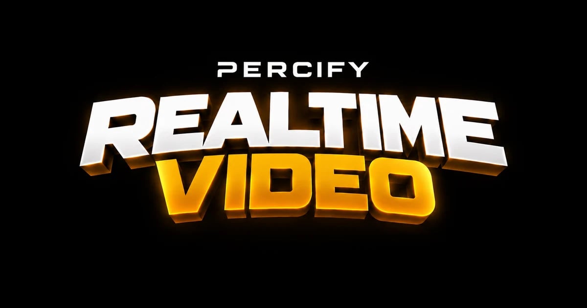 Percify Realtime Video title card