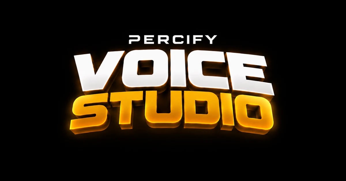 Percify Voice Studio title card