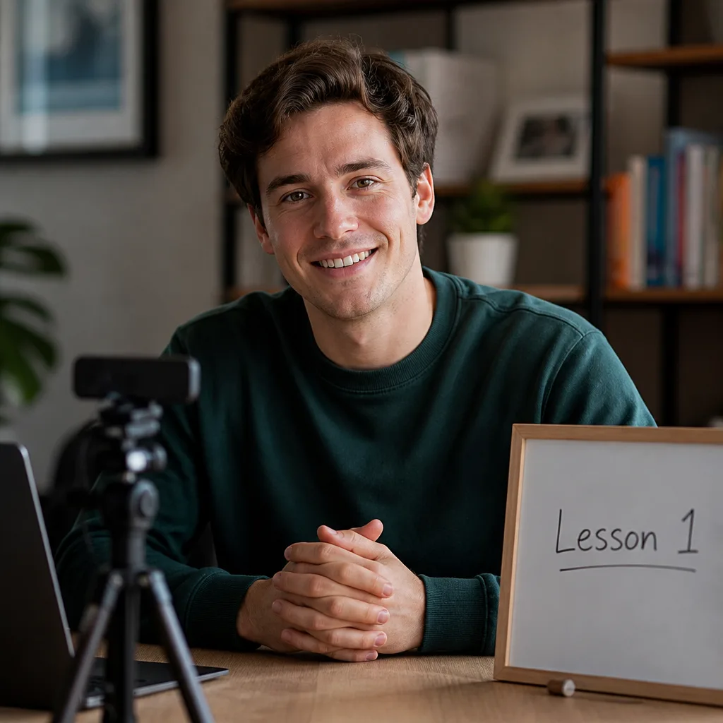Online tutor, AI avatar in the Percify avatar library (Education)