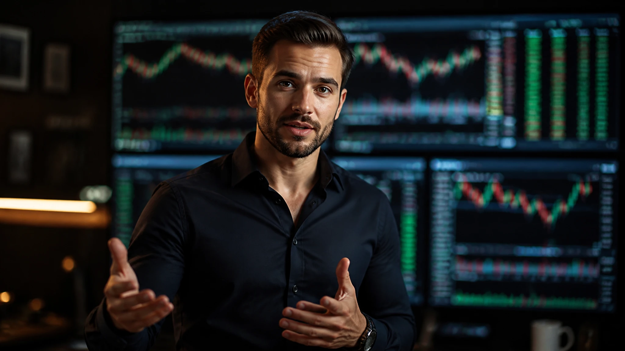 Finance analyst, AI avatar in the Percify avatar library (Finance)