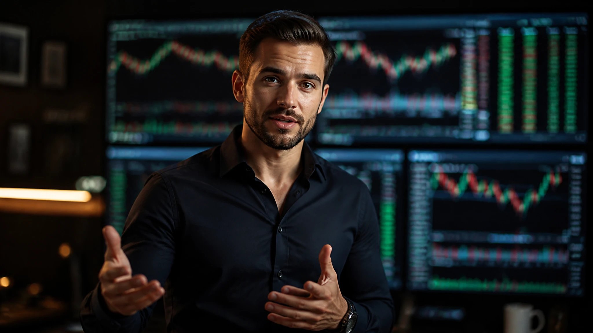 Finance analyst, AI avatar in the Percify avatar library (Finance)