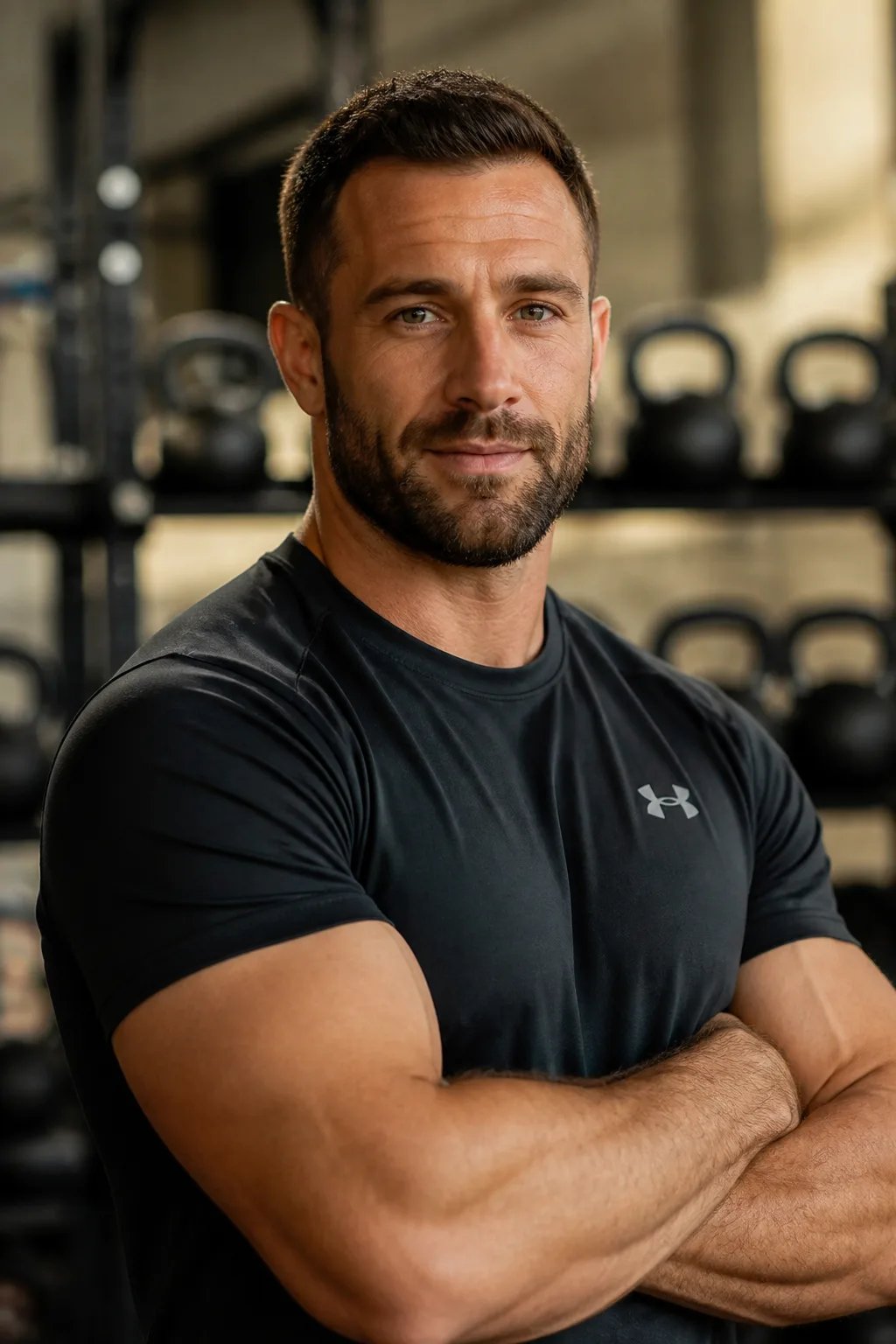Personal trainer, AI avatar in the Percify avatar library (Fitness)